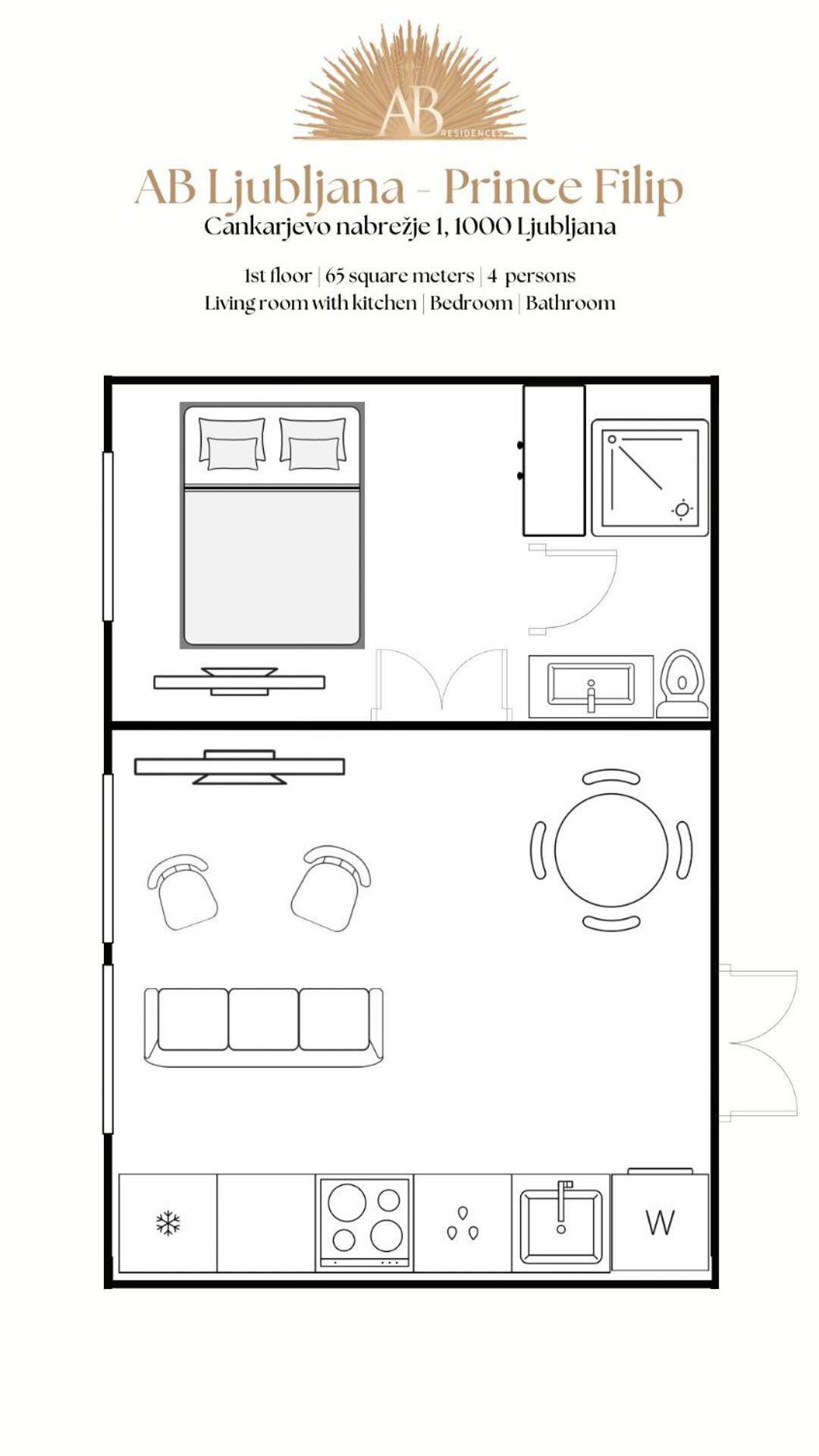 Ab Ljubljana - Prince Filip Apartment Екстериор снимка